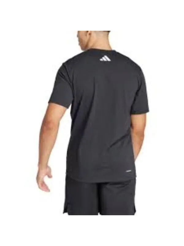 Футболка train essentials сезонные брендовые Футболка love camo размеры Азии Adidas — изображение 3 из 3, черный