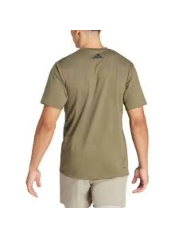 Футболка train essentials сезонные брендовые Футболка love camo размеры Азии Adidas — изображение 3 из 3, зеленый