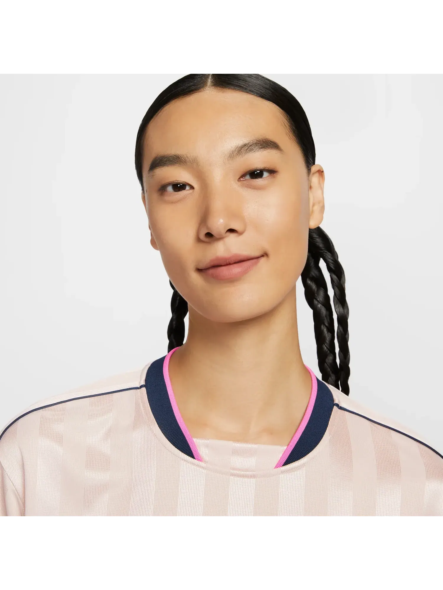 (WMNS) Футболка с длинными рукавами Nike Sportswear — изображение 2 из 6, темно-розовый