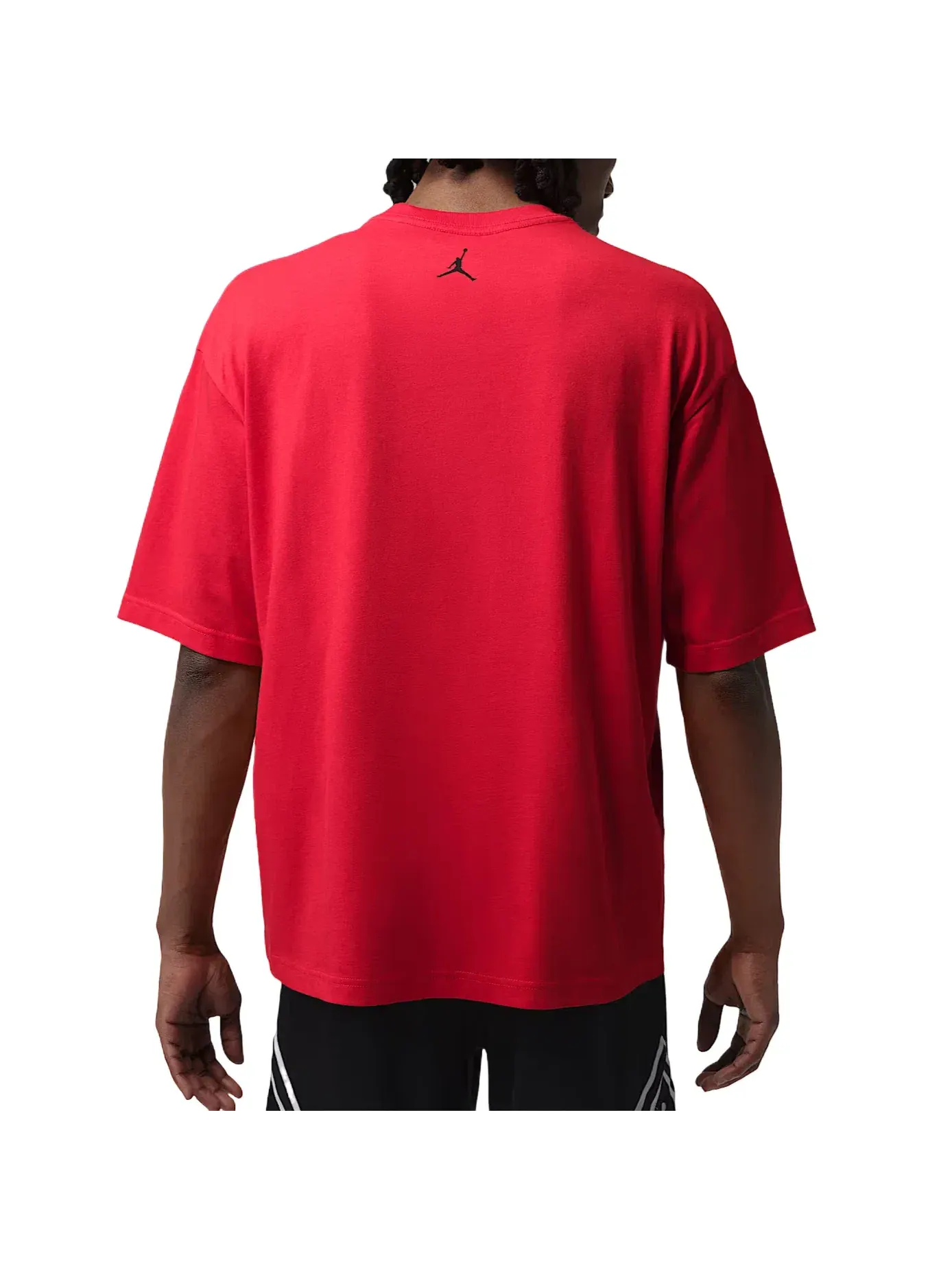 Мужская футболка Jordan Sport Dri-FIT T-Shirt University Red Black — изображение 2 из 2, красный
