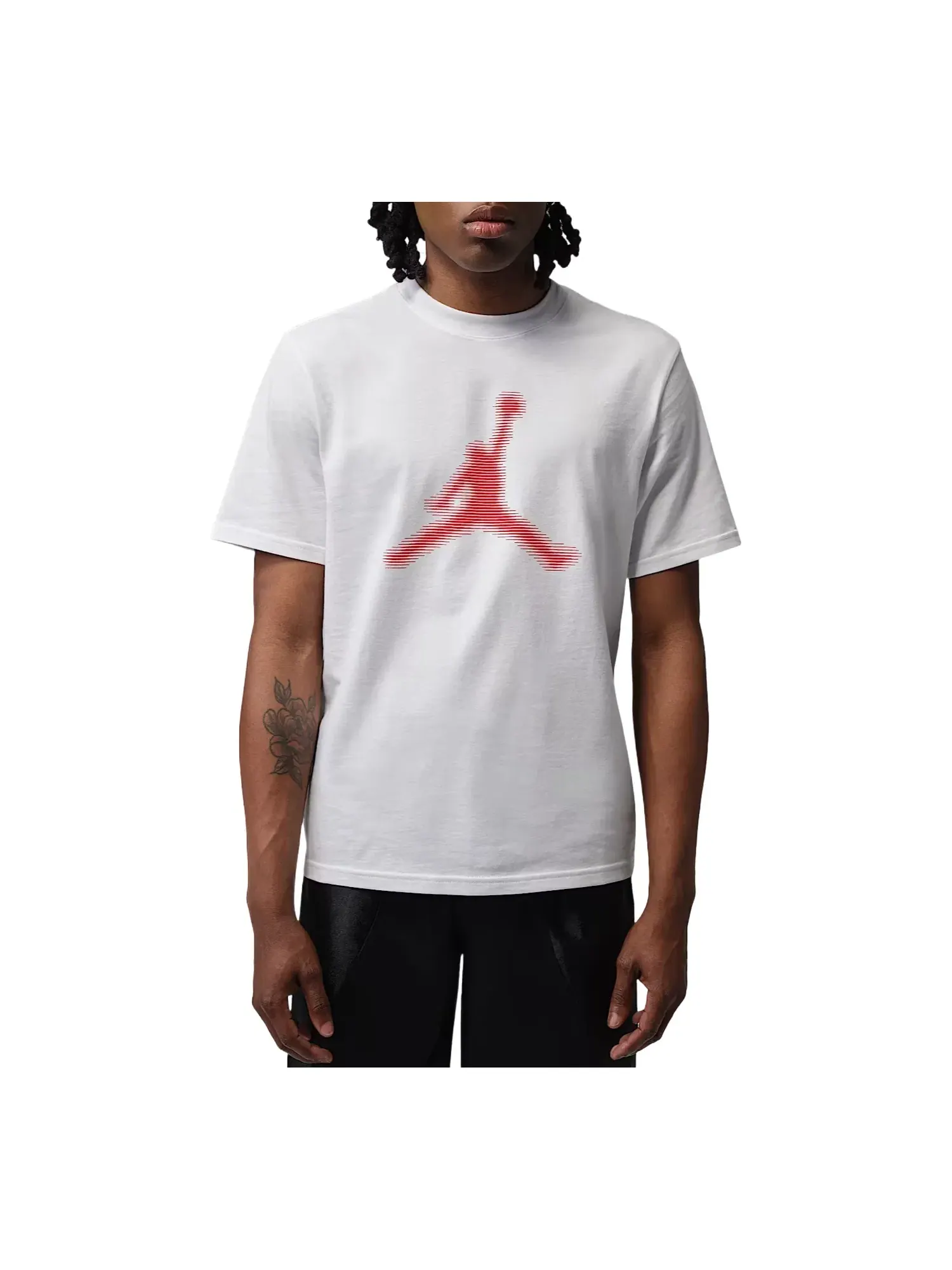 Мужская футболка Dri-FIT Jordan Sport White University Red — изображение 1 из 2, белый