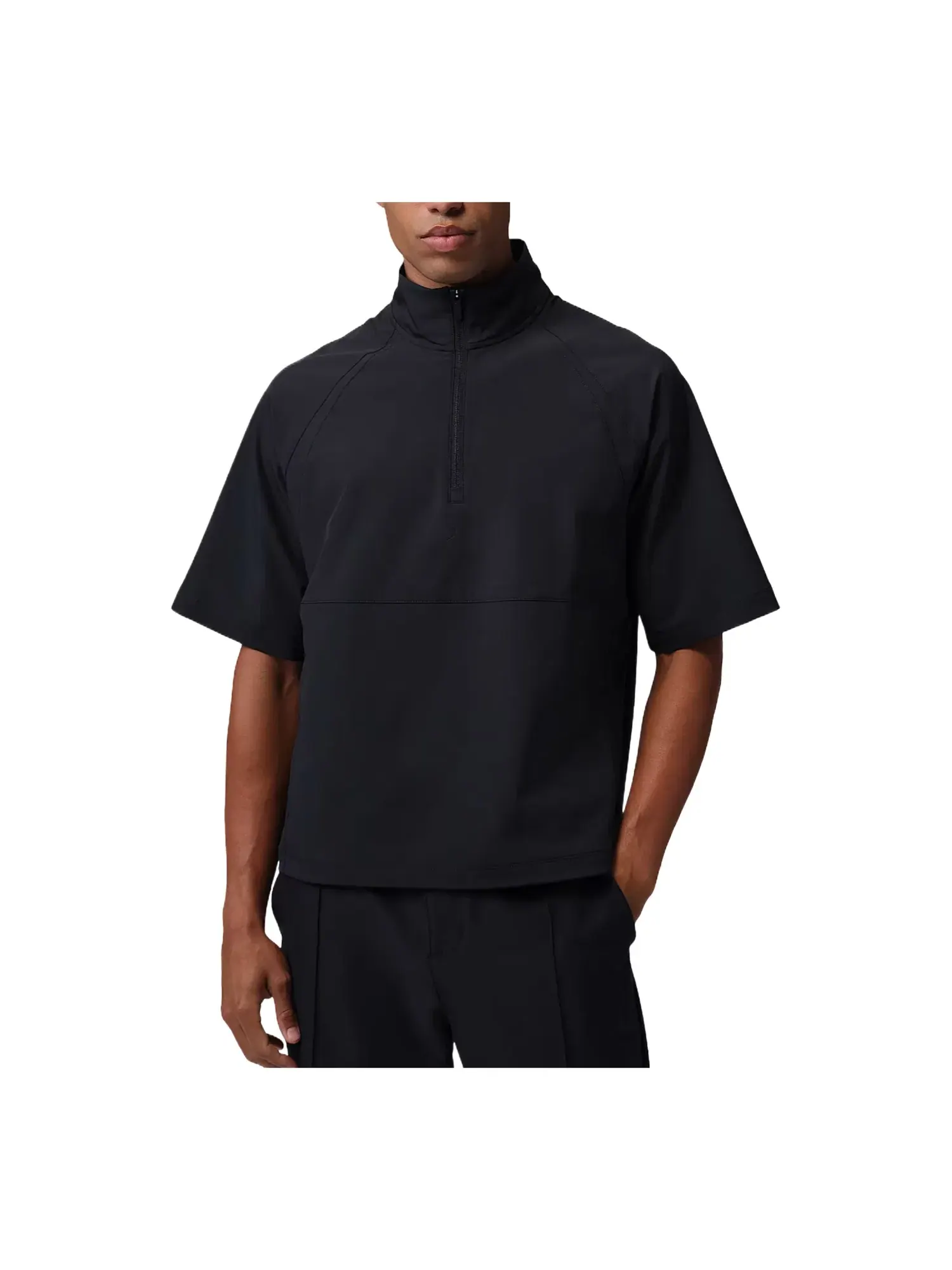 Мужская ветрозащитная рубашка для гольфа Dri-FIT Air Jordan Shirt — изображение 1 из 2, черный