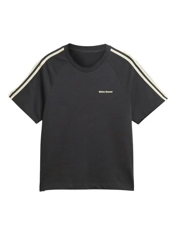 Футболка в полоску wales bonner Adidas — изображение 1 из 4, черный