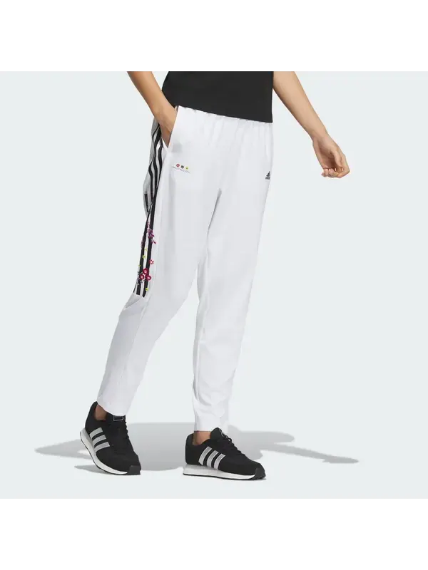 Штаны x тканые брюки Shuting Qiu Adidas — изображение 4 из 4, белый/мульти