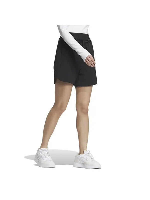 Шорты дышащие свободные тканые шорты с высокой талией азиатские размеры Adidas — изображение 2 из 2, черный