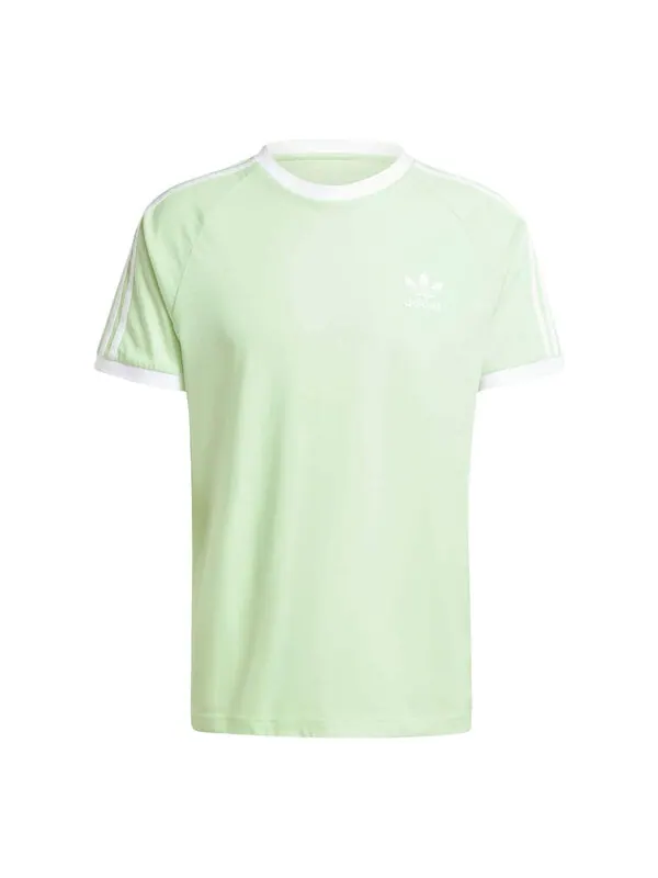 Футболка adicolor classics 3 stripes футболка азиатские размеры Adidas — изображение 1 из 1, зеленый