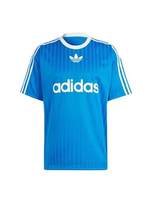 Футболка adicolor tee asia размеры Adidas — изображение 1 из 4, синий/белый