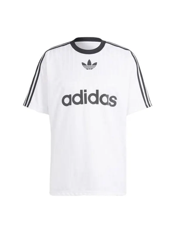 Футболка adicolor tee asia размеры Adidas — изображение 1 из 4, белый/черный
