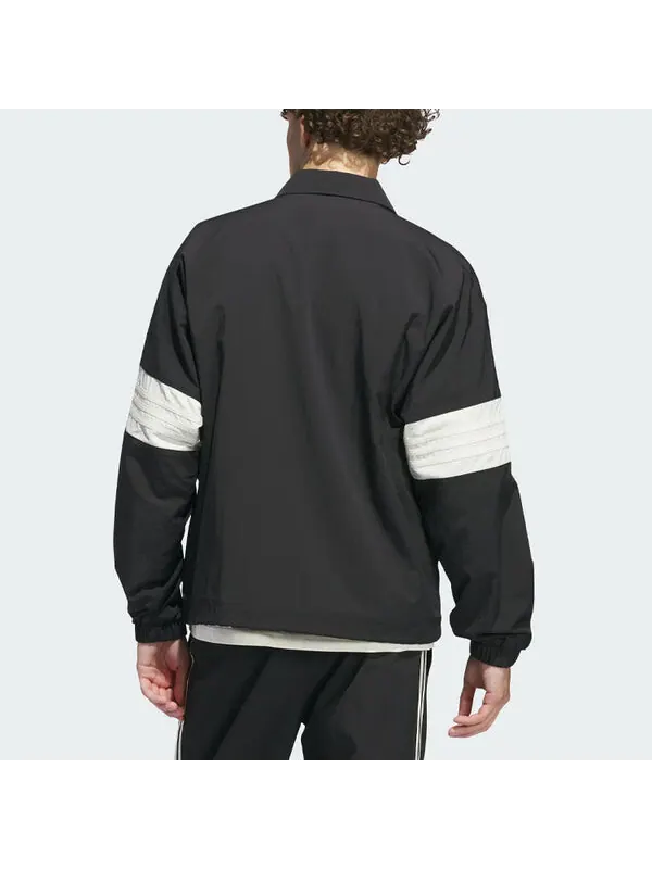 Куртка оригиналы 3 coach куртка азия размеры Adidas — изображение 3 из 4, черный/белый