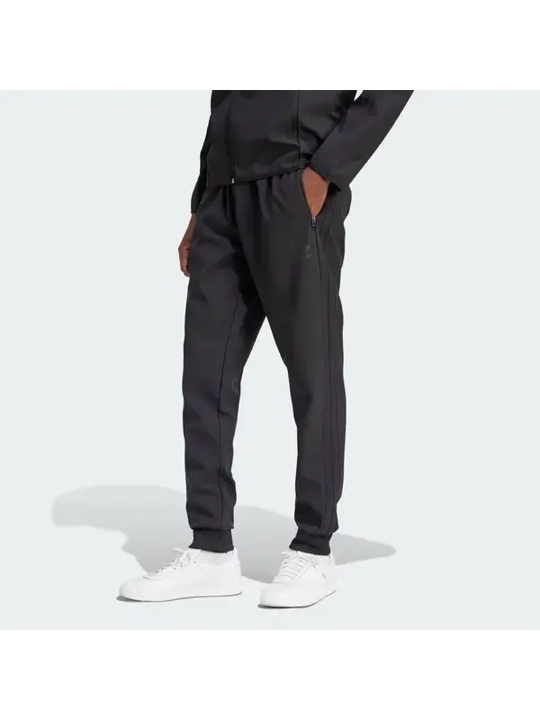 Штаны оригинальные sst bonded спортивные штаны азиатские размеры Adidas — изображение 2 из 4, черный