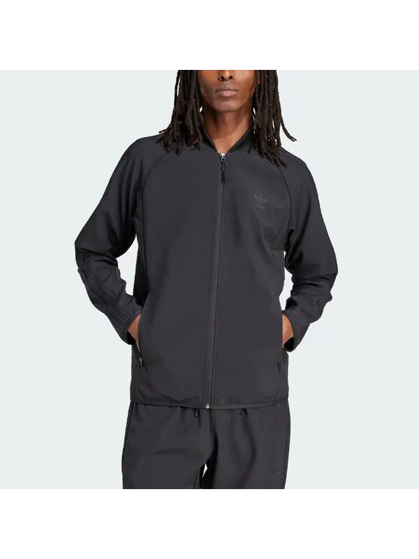 Куртка оригиналы sst bonded track top asia sizing Adidas — изображение 2 из 4, черный