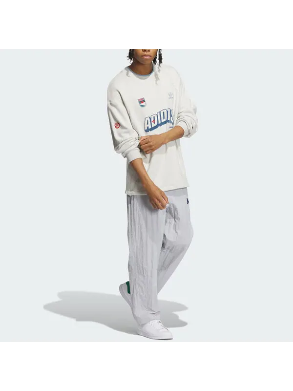 Свитера оригиналы спортивная одежда толстовка Adidas — изображение 4 из 4, кремовый белый/синий