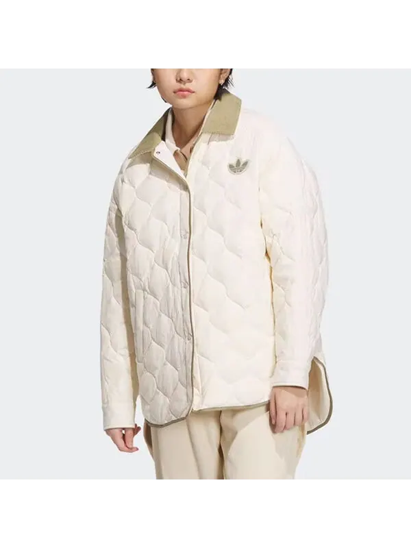 Куртка оригиналы lw mid down jacket Adidas — изображение 2 из 4, белый