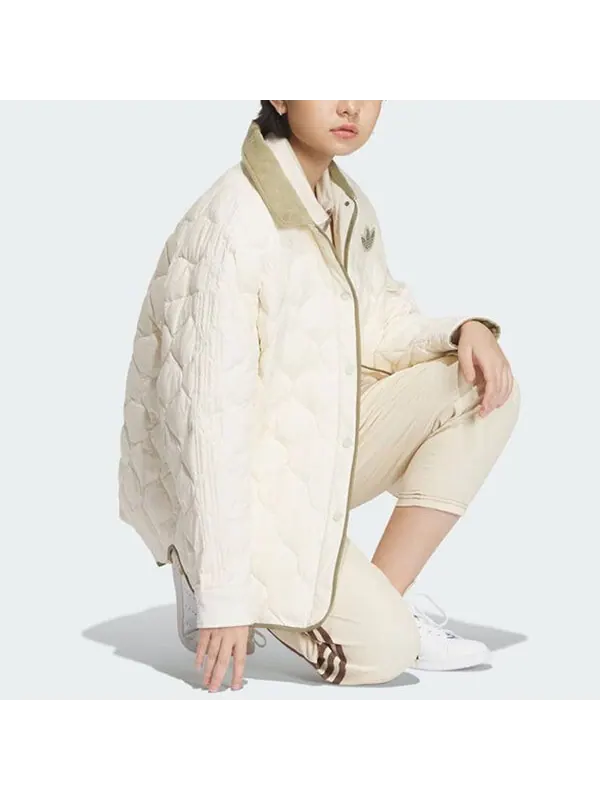Куртка оригиналы lw mid down jacket Adidas — изображение 4 из 4, белый