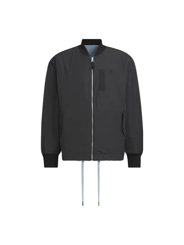 Куртка Куртка из обратных шерп Adidas — изображение 1 из 4, черный