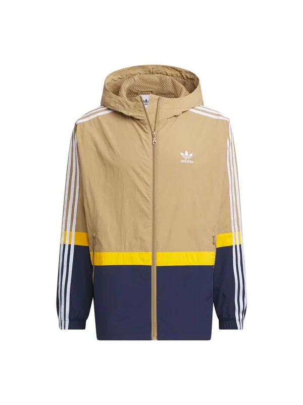 Куртка originals sportswear jackets 'tan navy' Adidas — изображение 1 из 1, бежевый/темно-синий
