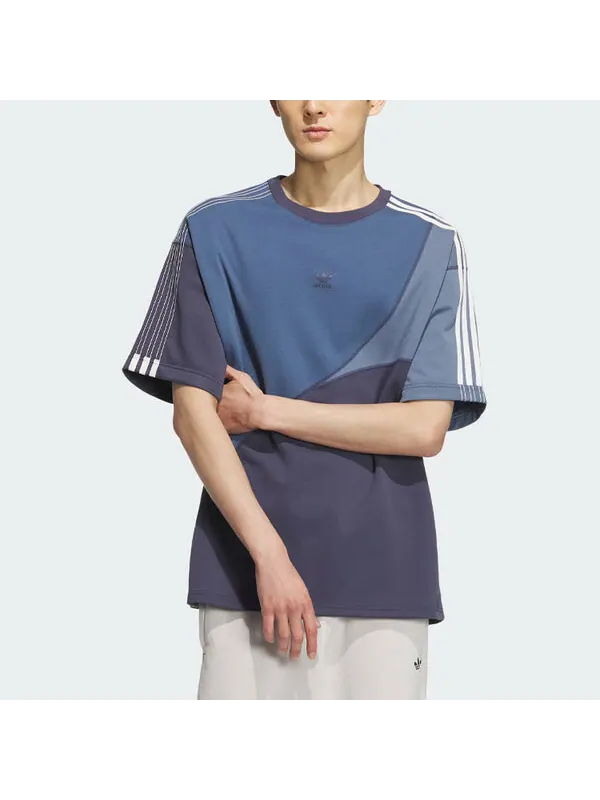 Футболка оригиналы toc графические Футболка Adidas — изображение 2 из 4, синий фиолетовый