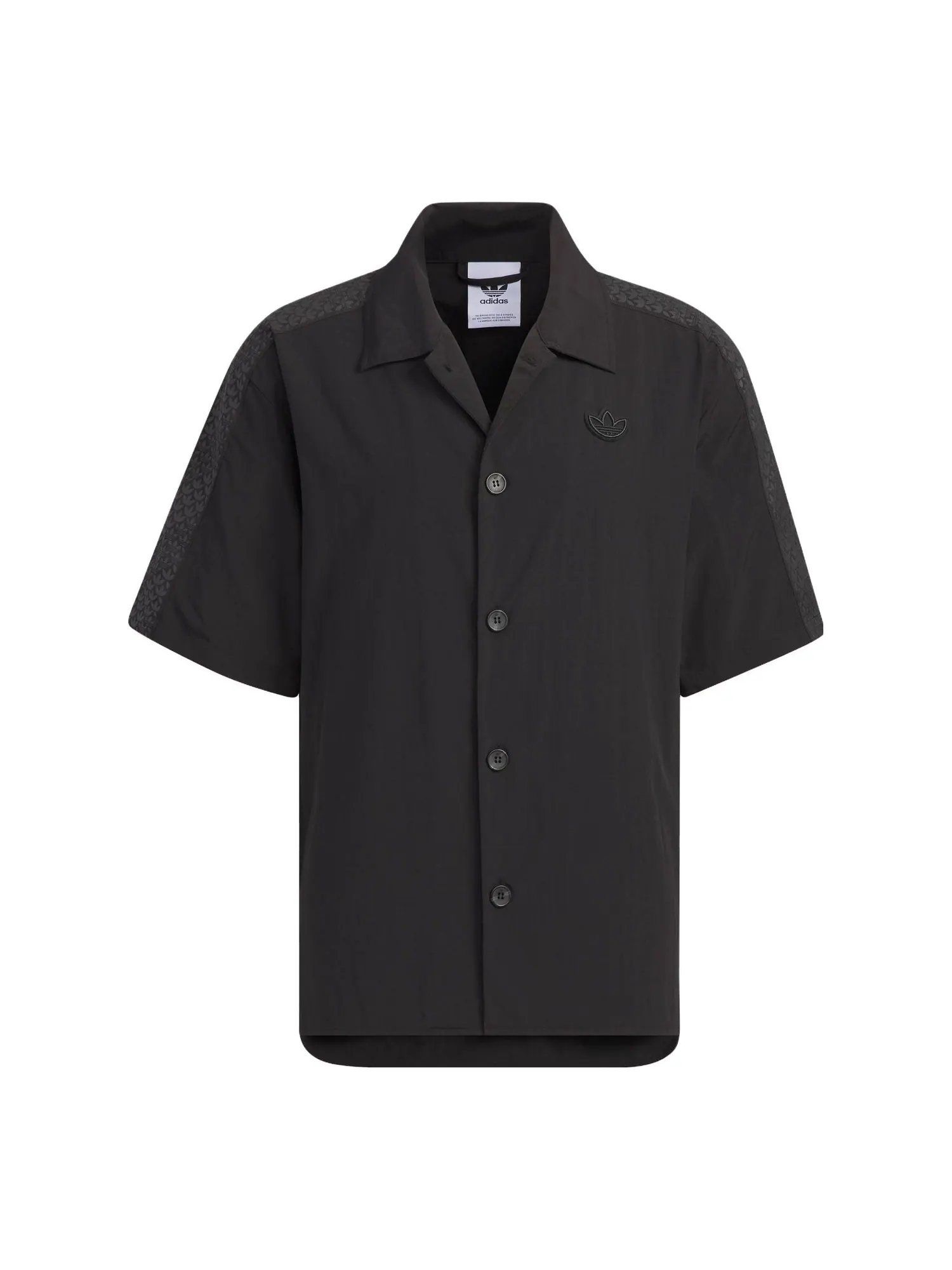 Рубашка adidas Originals Monogram Shirt Logo 'Black' IN1033 — 1