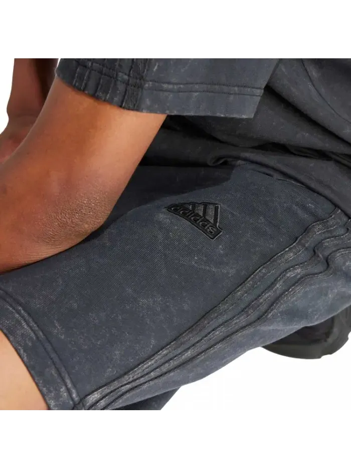 Спортивные шорты adidas All Szn Garment-Wash Shorts 'Black' — изображение 2 из 3, черный