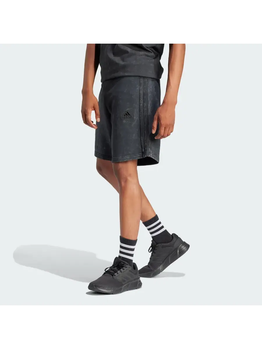 Спортивные шорты adidas All Szn Garment-Wash Shorts 'Black' — изображение 3 из 3, черный