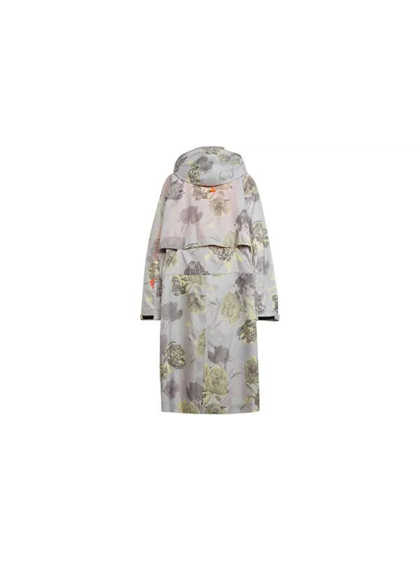 Куртка от stella mccartney sportswear long parka asia sizing Adidas — изображение 3 из 4, серый/оранжевый