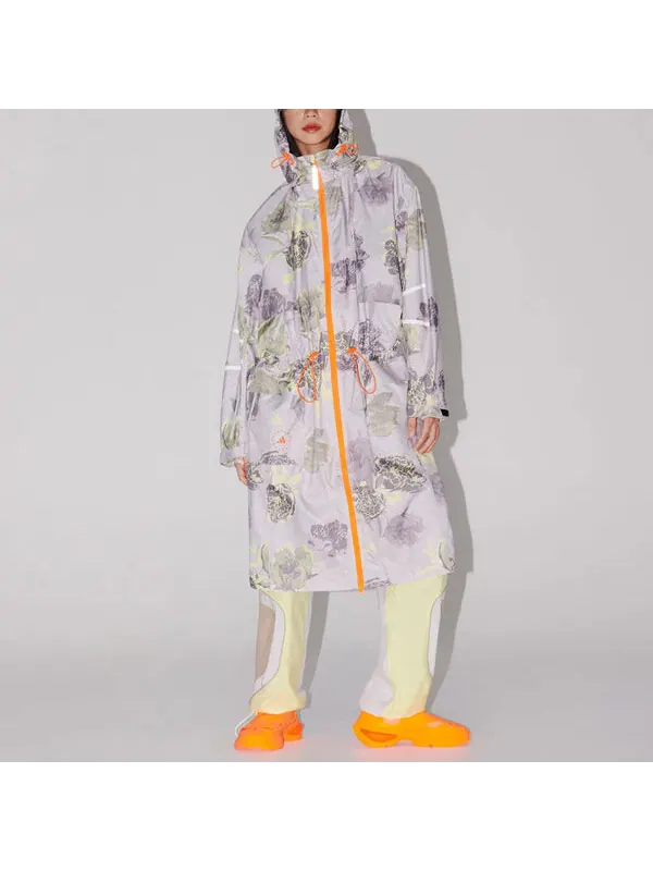 Куртка от stella mccartney sportswear long parka asia sizing Adidas — изображение 4 из 4, серый/оранжевый