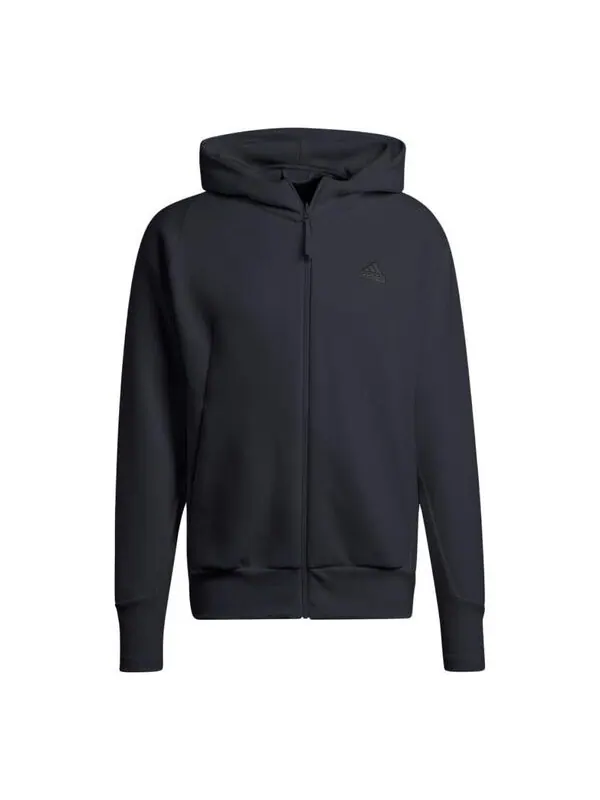 Куртка zne premium полноразмерная застежка-молния с капюшоном спортивная куртка Adidas — изображение 1 из 1, черный