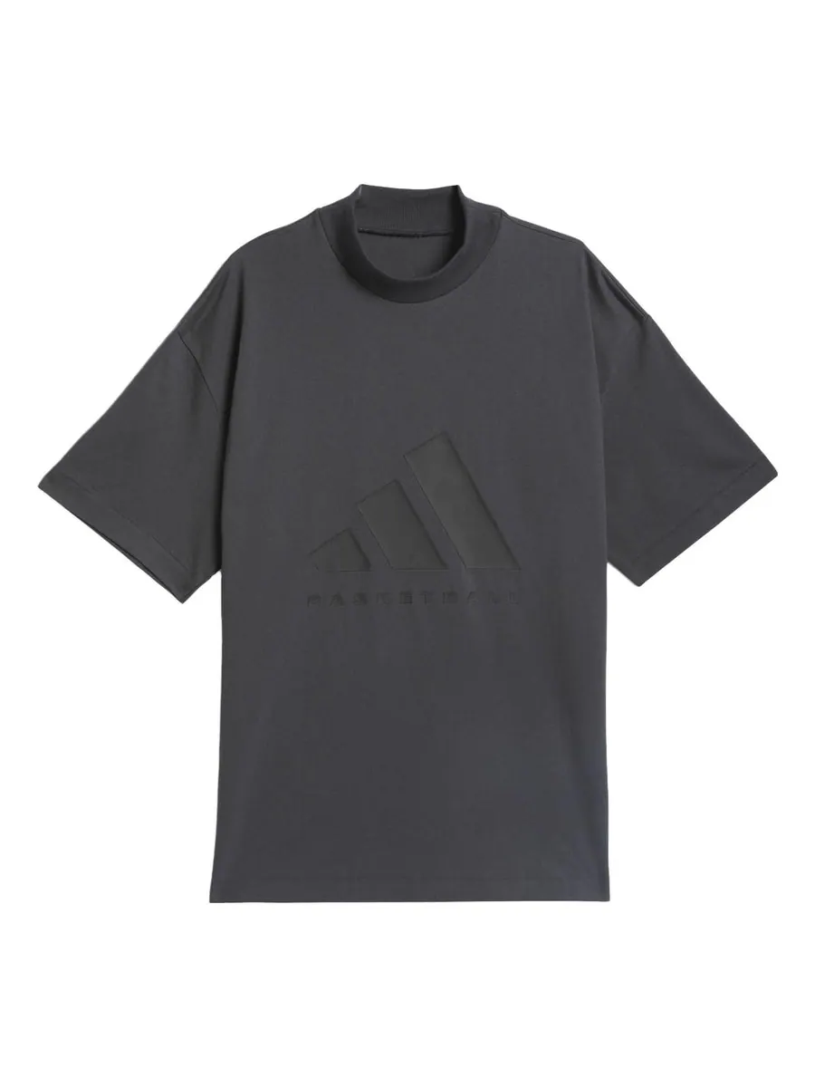Футболка adidas Basketball T-shirt 'Carbon' — изображение 1 из 1, серый