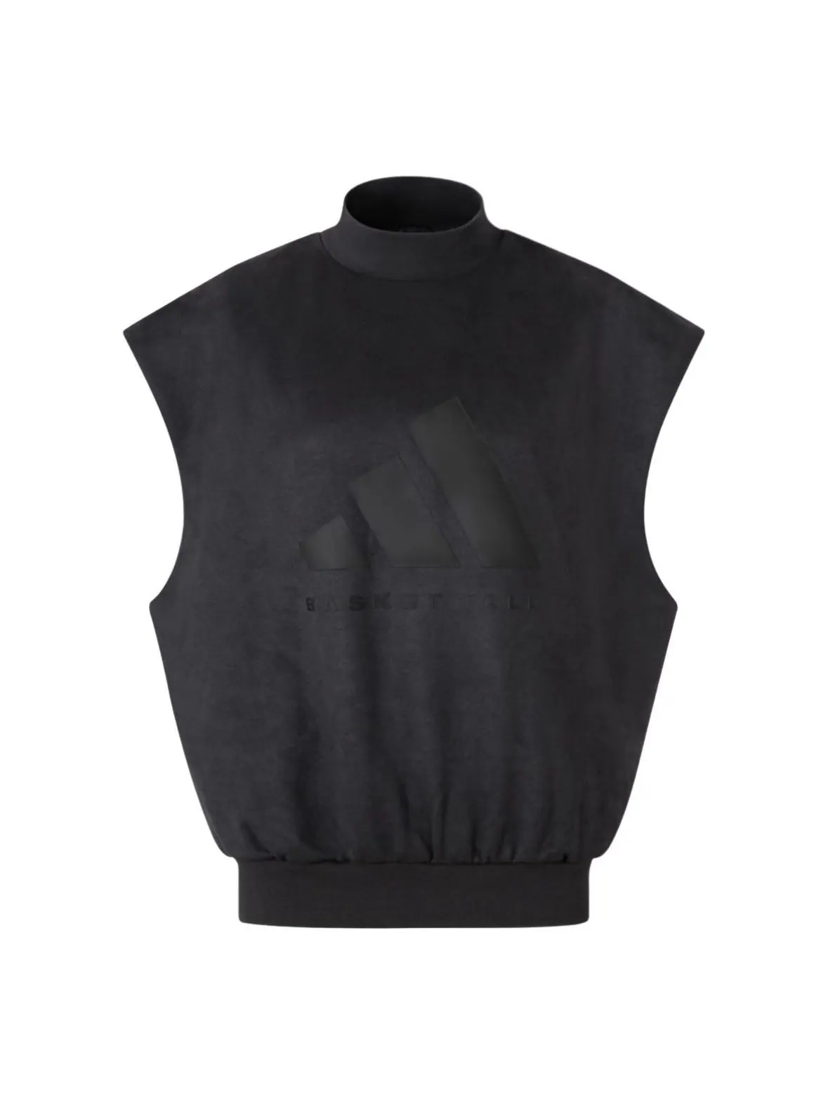 Спортивная толстовка adidas Basketball Sueded Sleeveless Sweatshirt 'Grey' IN7702 — изображение 1 из 1, серый