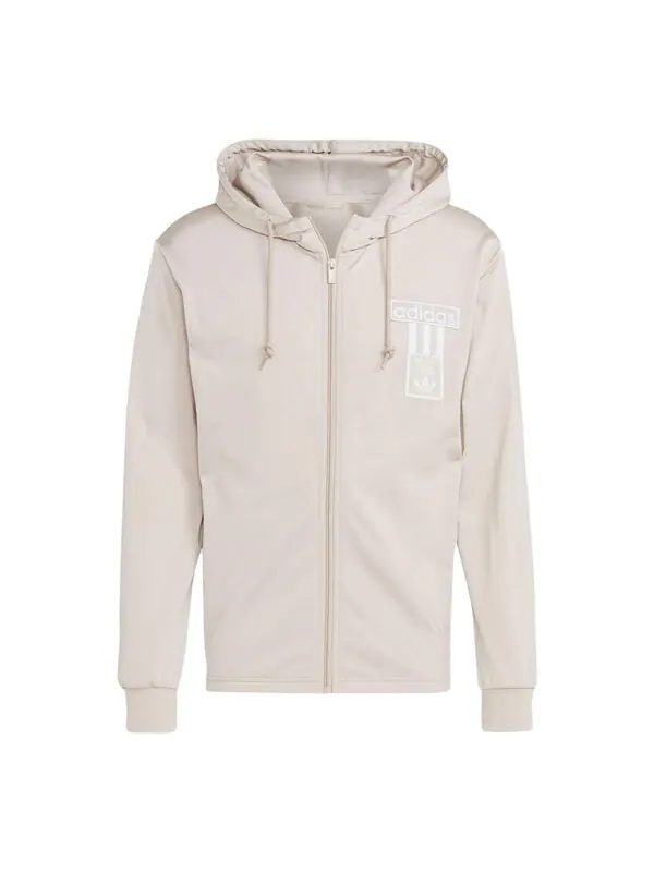 Толстовка adidas originals Adicolor Adibreak Full Zip Hoodie 'Beige' — изображение 1 из 1, бежевый