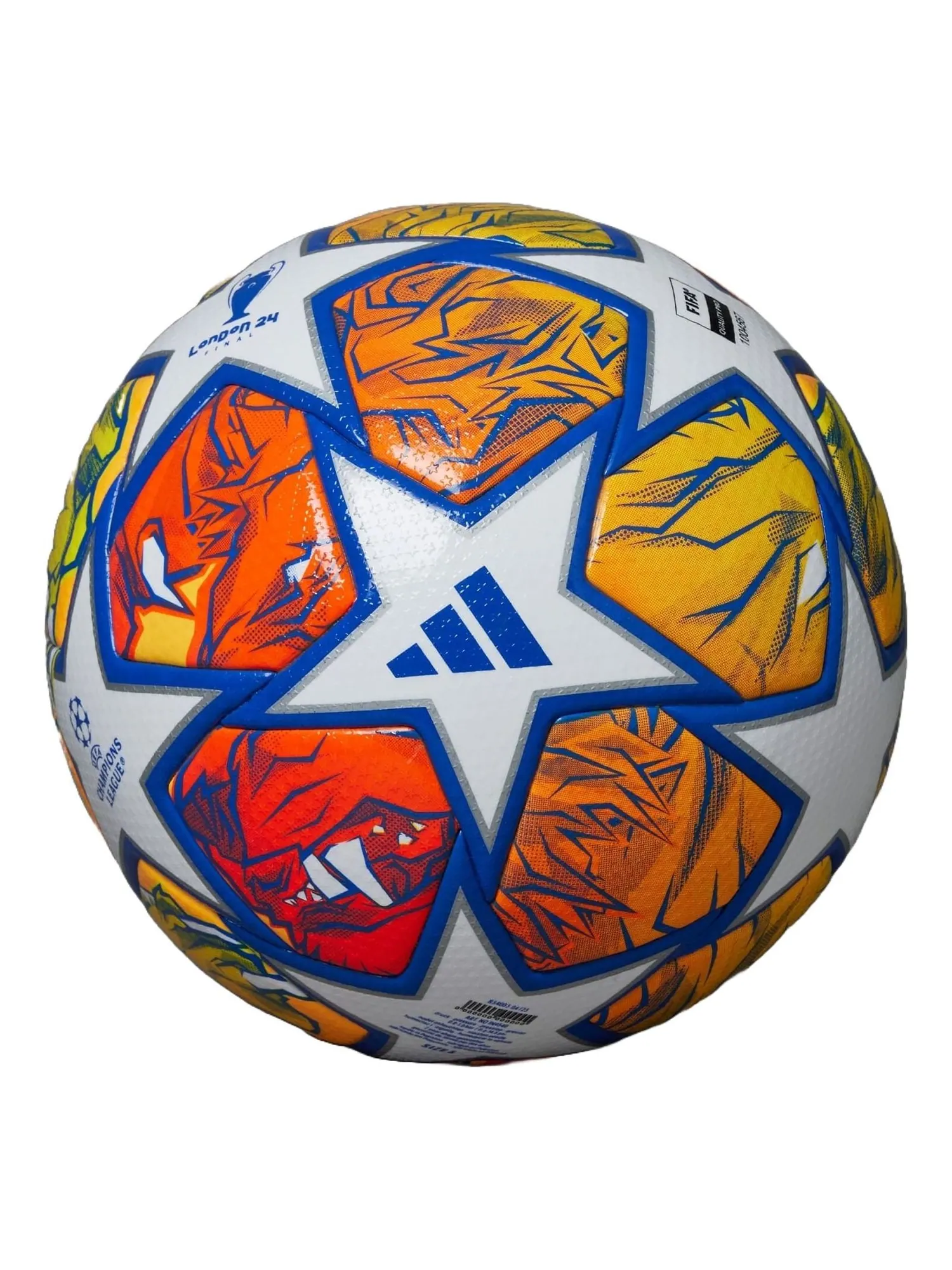 Футбольный мяч Adidas UCL Pro 23/24 Knockout, цвет «Белый — изображение 1 из 1