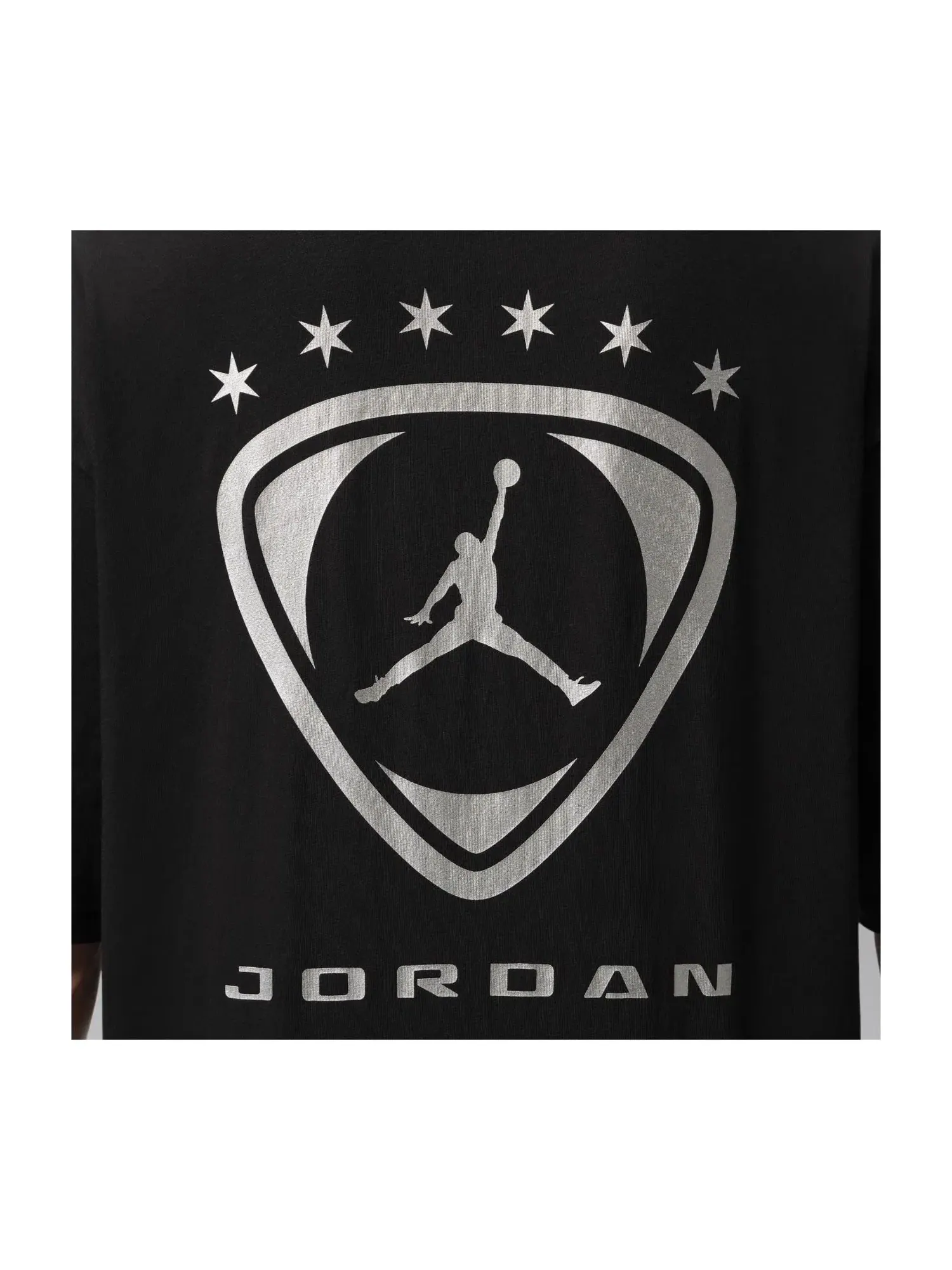 Мужская футболка с принтом Brooklyn Jordan — изображение 5 из 5, черный