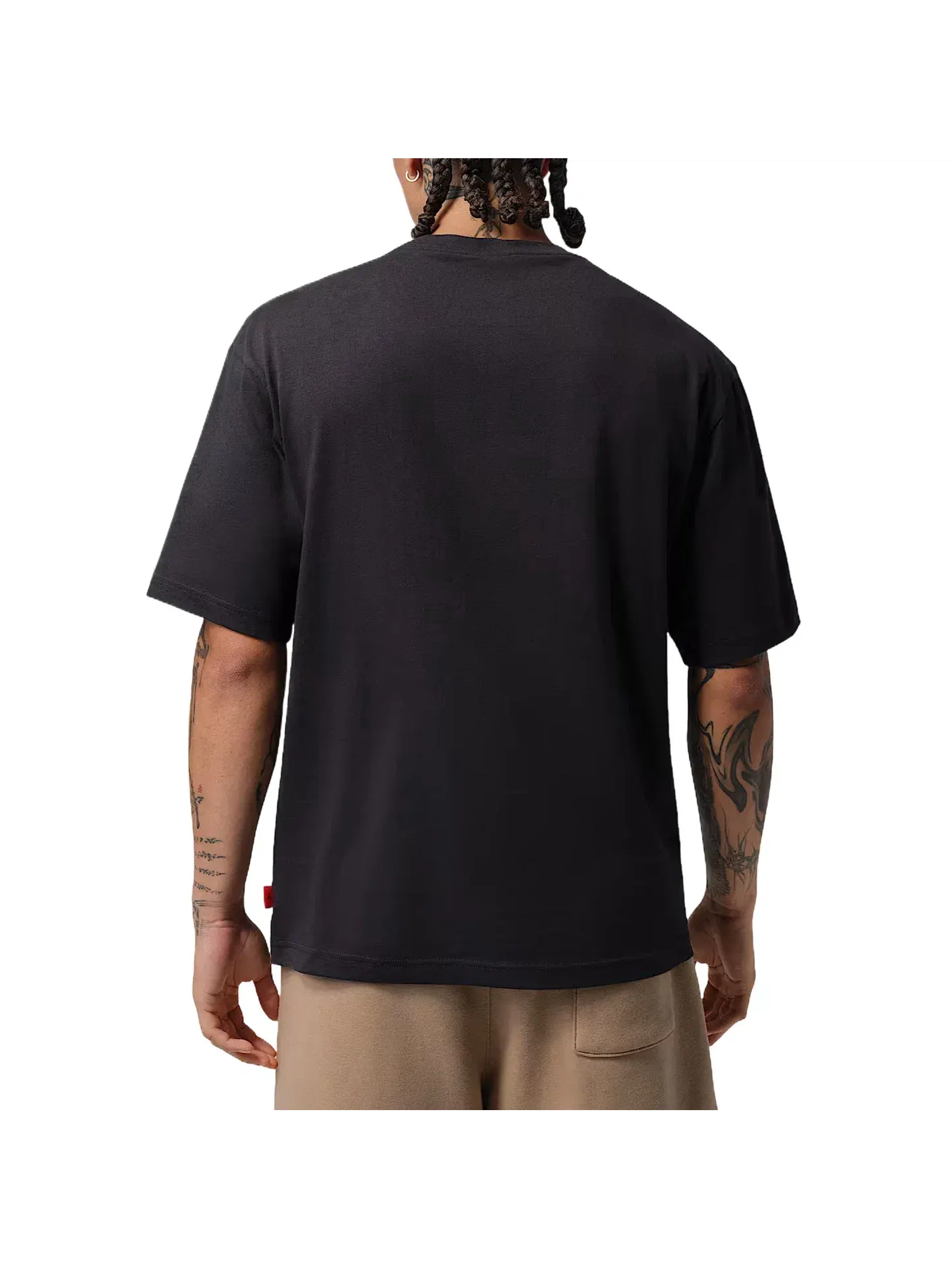 Мужская футболка хлопковая Jordan Brooklyn T-Shirt — изображение 3 из 3, черный