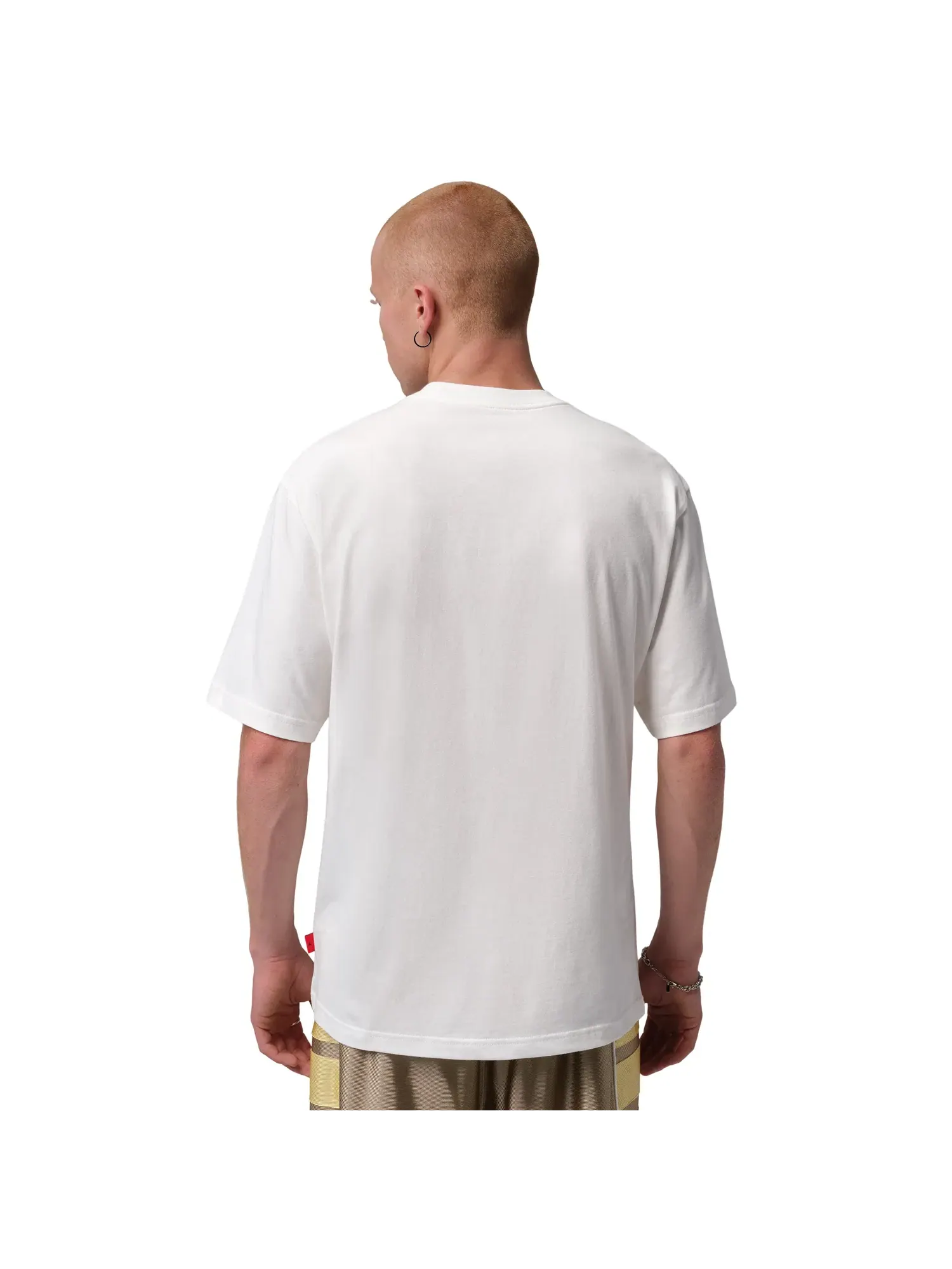 Мужская футболка хлопковая Jordan Brooklyn T-Shirt Sail — изображение 3 из 3, белый