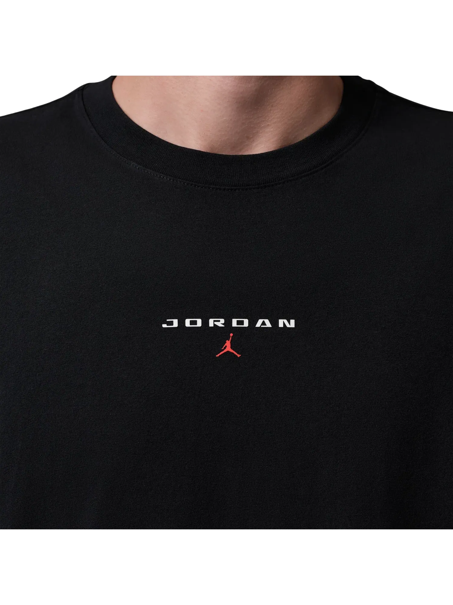Мужская футболка с принтом Jordan Flight Essentials Oversized Patch — изображение 4 из 5, черный