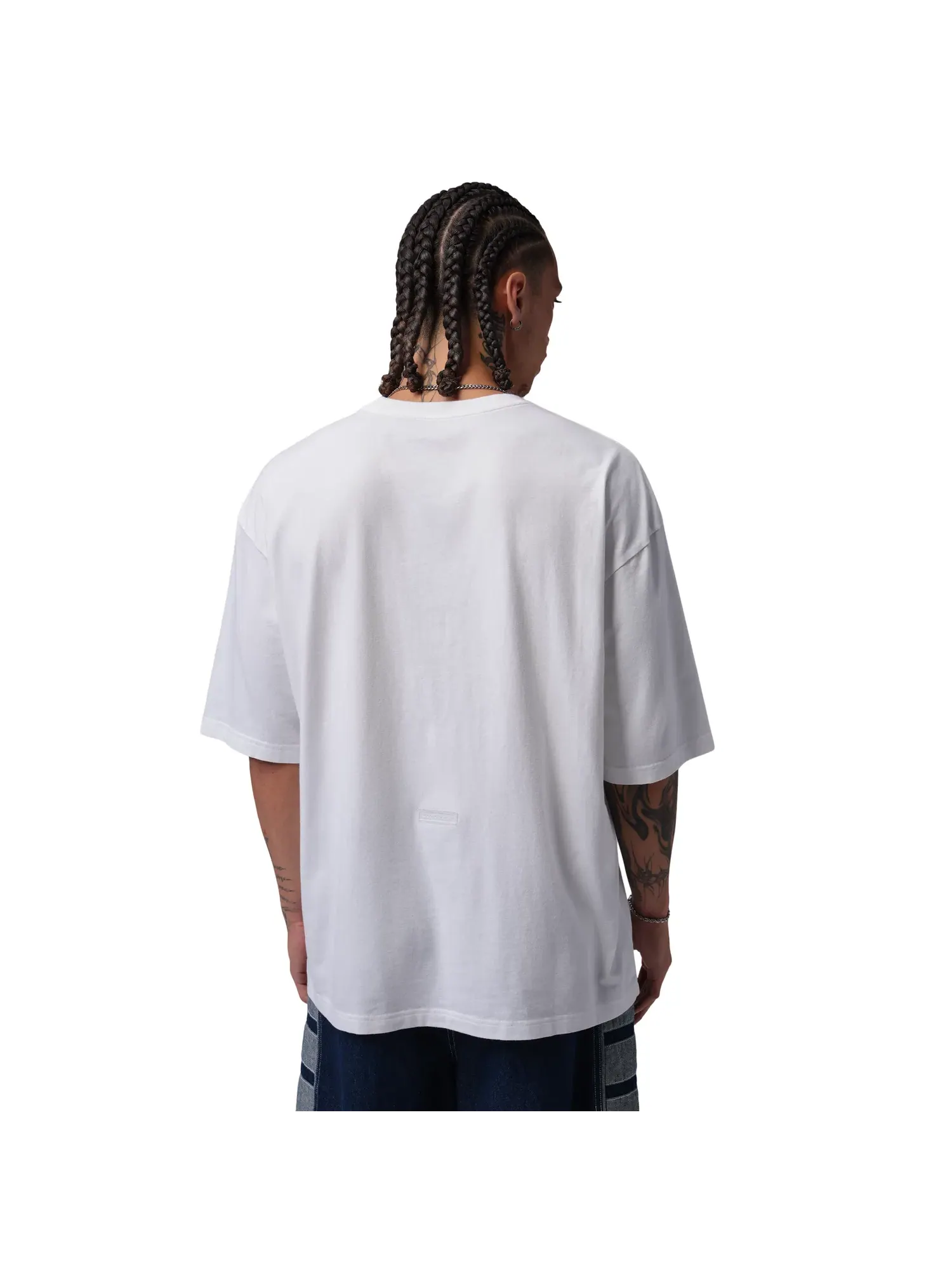 Мужская футболка оверсайз с принтом Jordan Flight Essentials Oversized Patch — изображение 2 из 5, белый