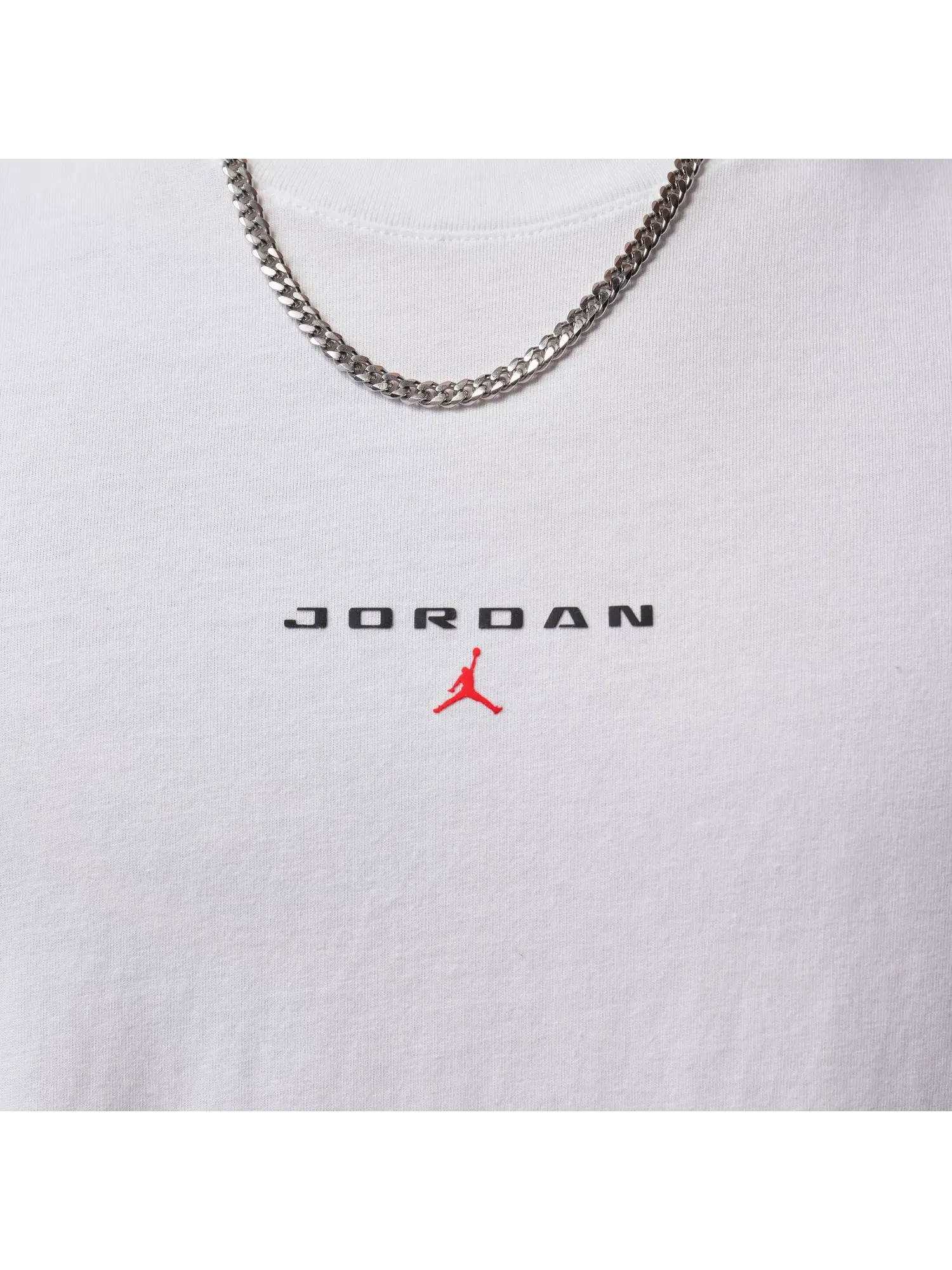 Мужская футболка оверсайз с принтом Jordan Flight Essentials Oversized Patch — изображение 4 из 5, белый
