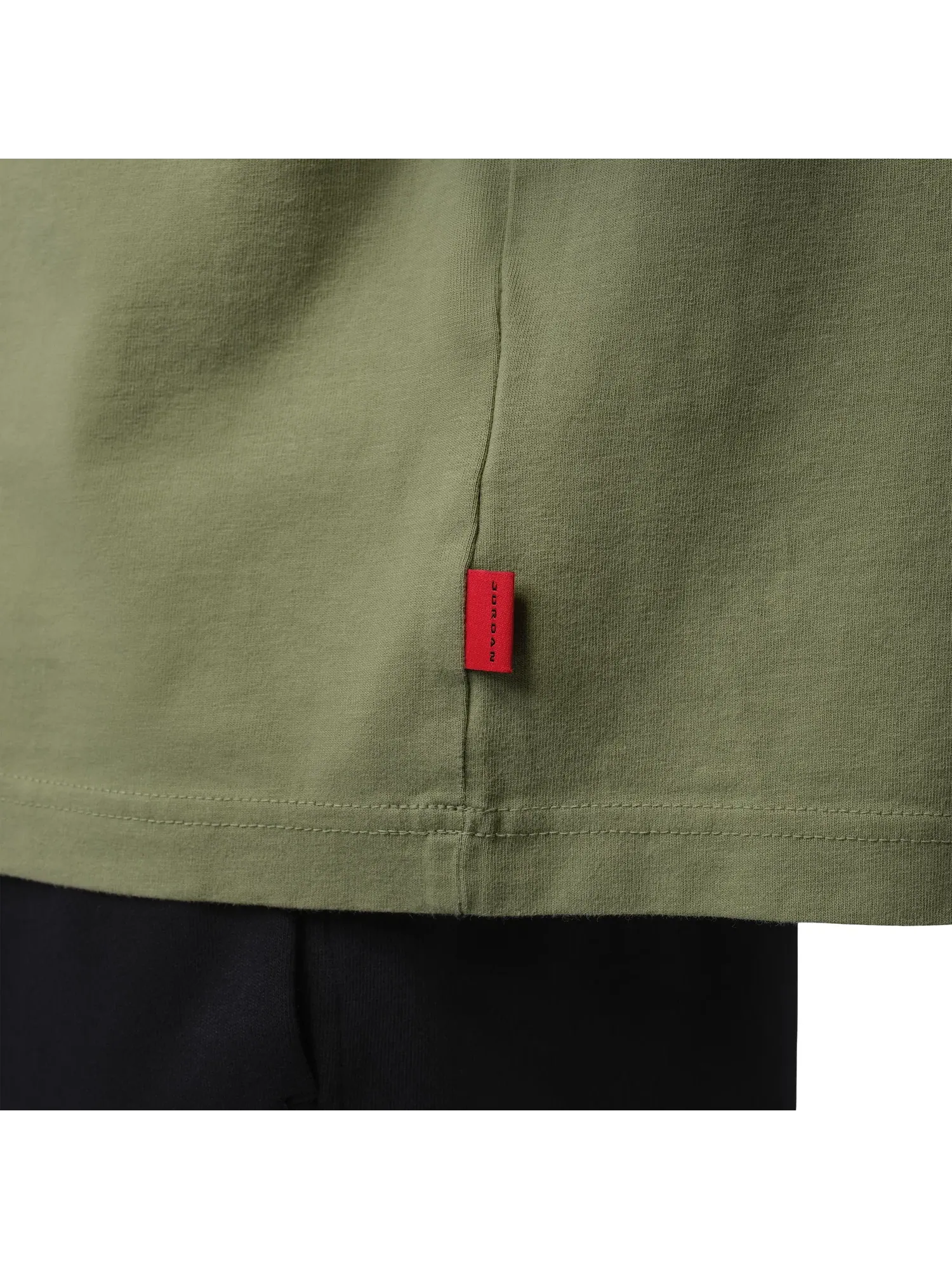 Мужская футболка с принтом Oversized Patch Jordan — изображение 4 из 4, зеленый