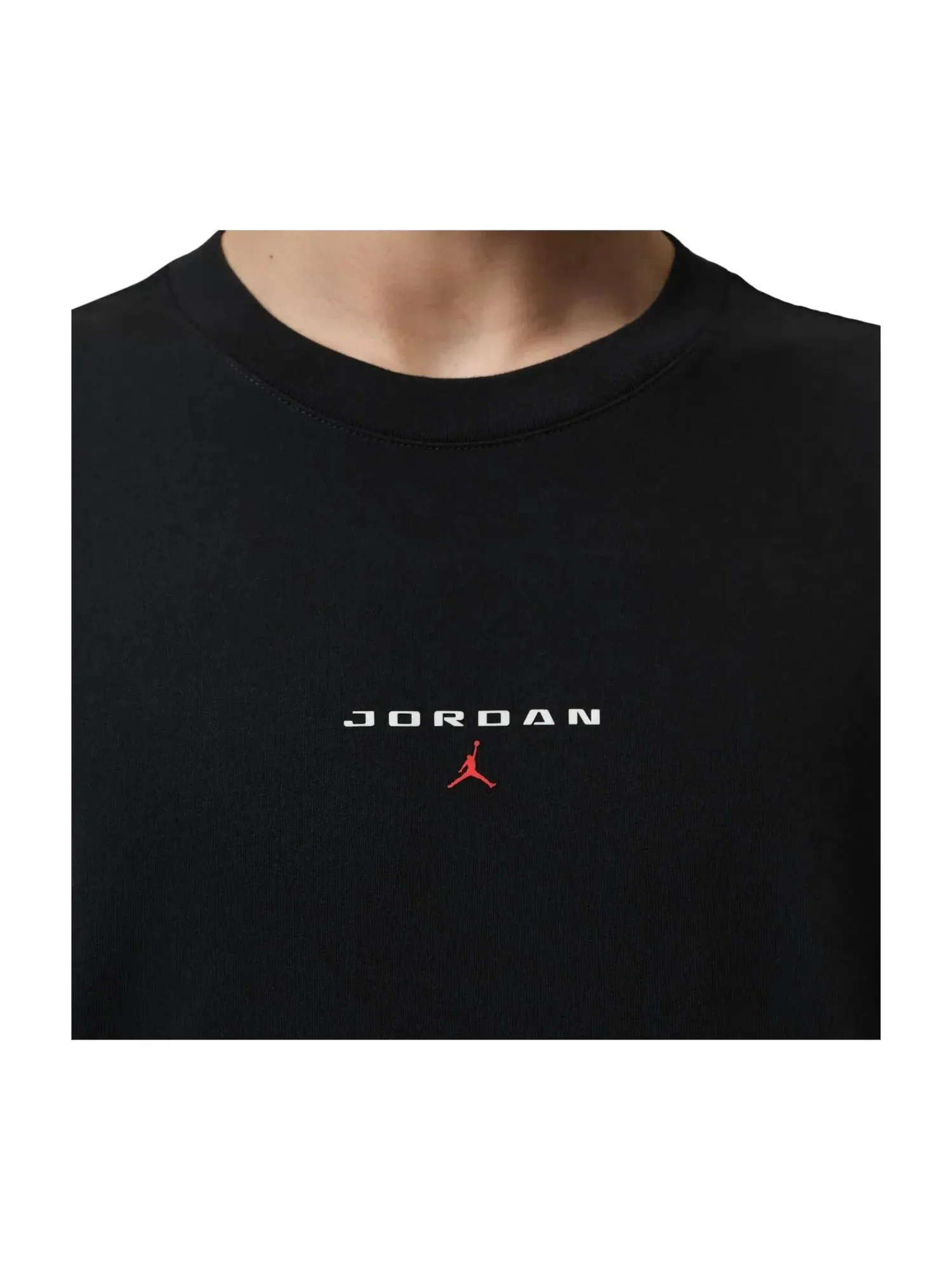 Мужская футболка с принтом Air Jordan Flight Essentials Oversized Patch T-Shirt — изображение 4 из 5, черный