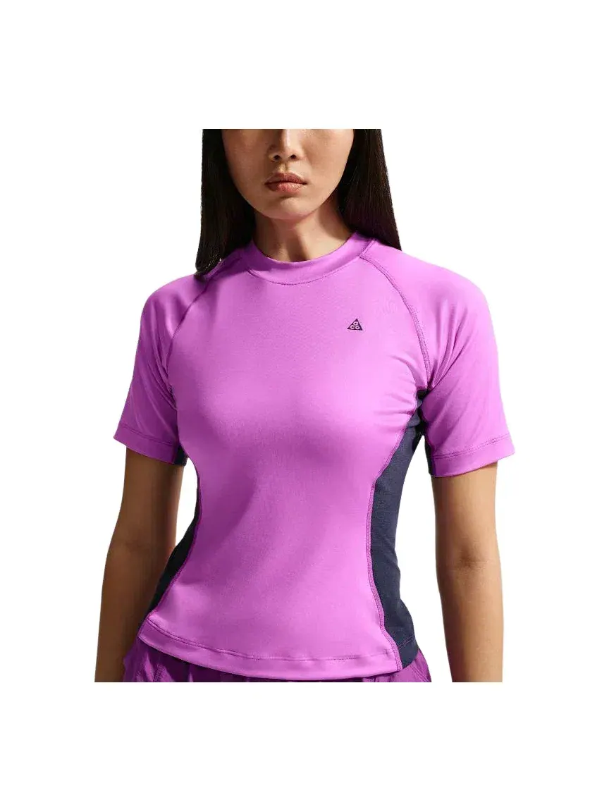 Женская футболка Nike ACG Dri-Fit Layer T-Shirt Vivid Purple — изображение 1 из 4, фиолетовый