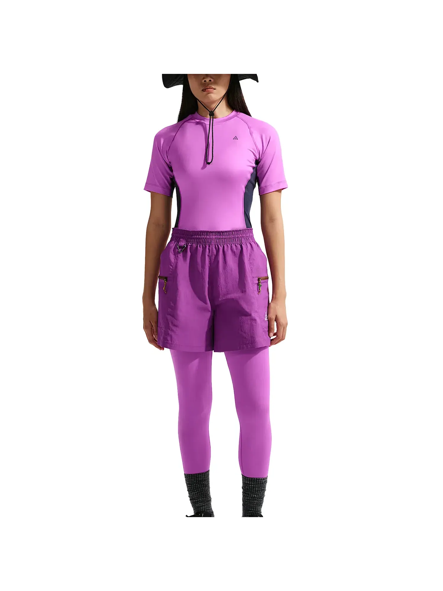 Женская футболка Nike ACG Dri-Fit Layer T-Shirt Vivid Purple — изображение 3 из 4, фиолетовый