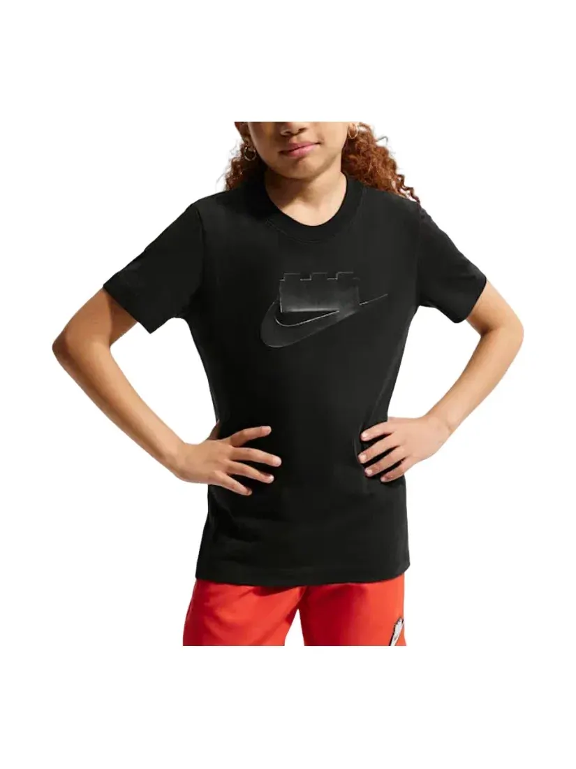 Детская футболка с принтом Nike x LEGO Collection — изображение 1 из 4, черный