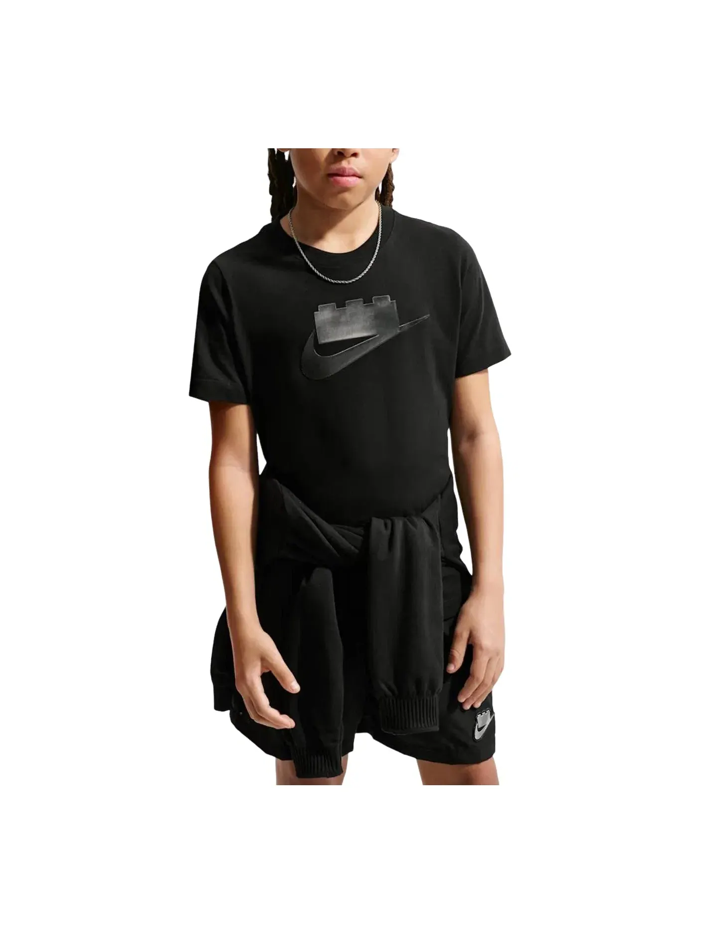 Детская футболка с принтом Nike x LEGO Collection — изображение 2 из 4, черный
