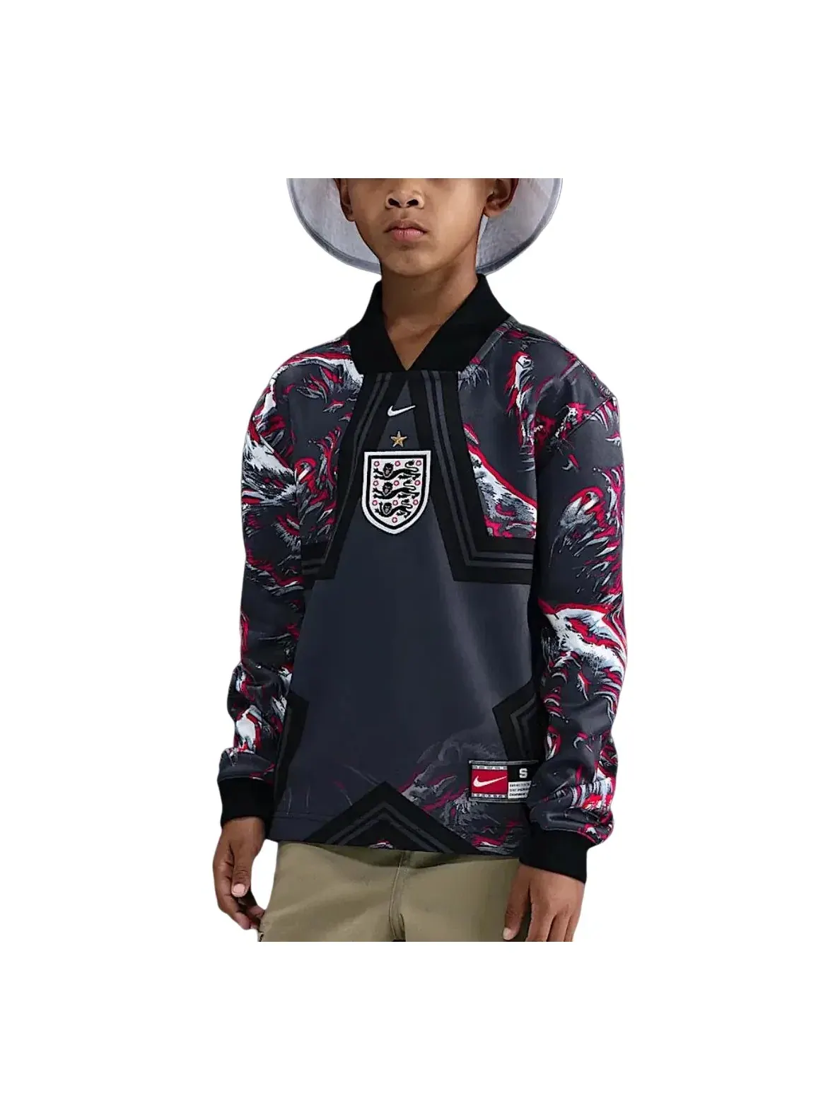 Детская футболка Nike England Hollywood Keeper Dri-FIT Jersey — изображение 1 из 3, черный