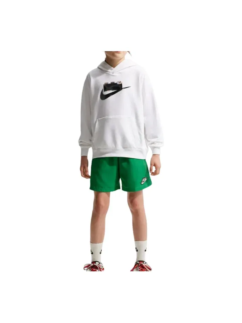 Детское худи с принтом Nike x LEGO Collection White Smoke Grey — изображение 1 из 2, белый
