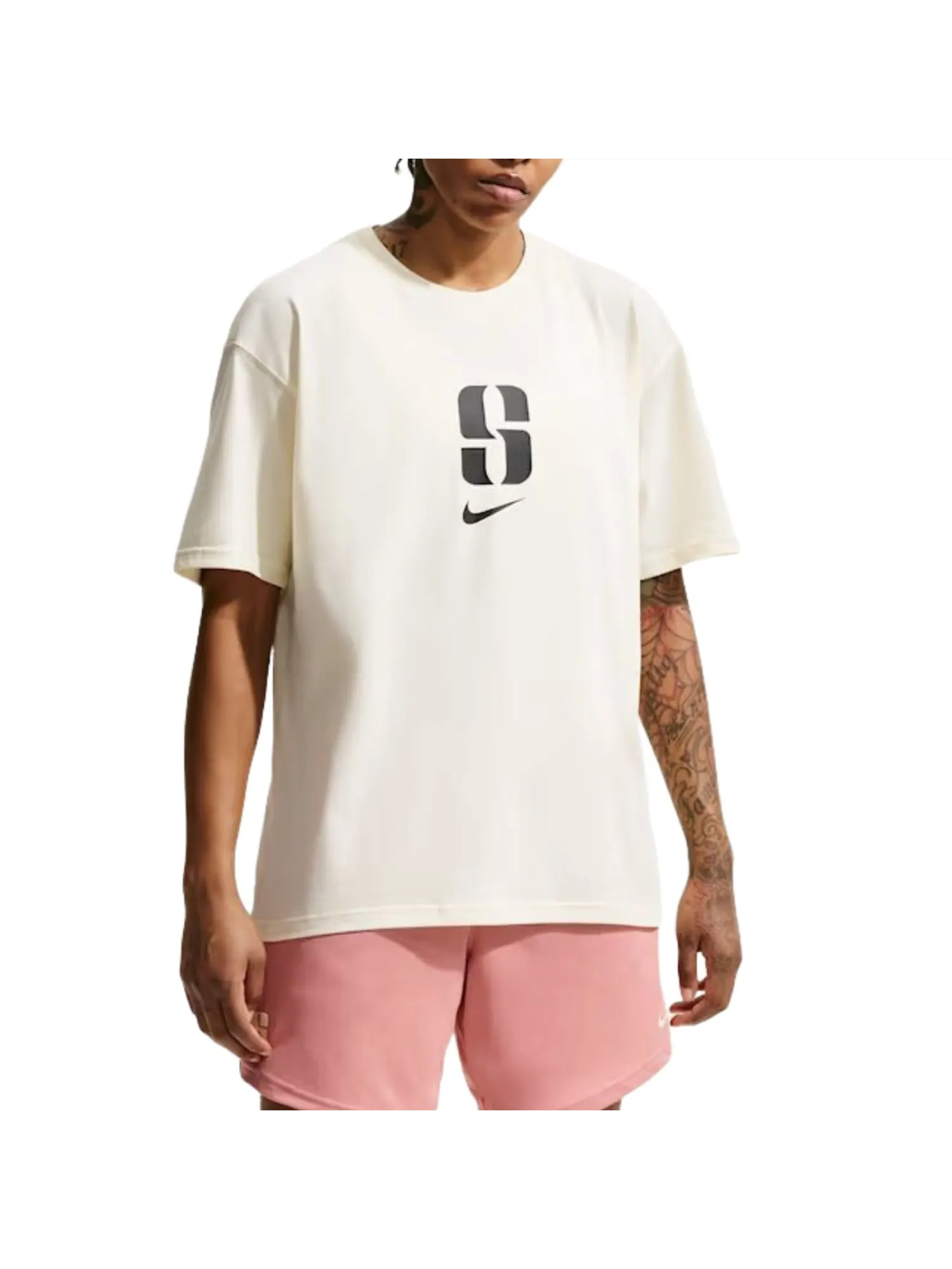 Футболка Nike Sabrina Put In Work Dri-FIT 'White' — изображение 2 из 3, белый