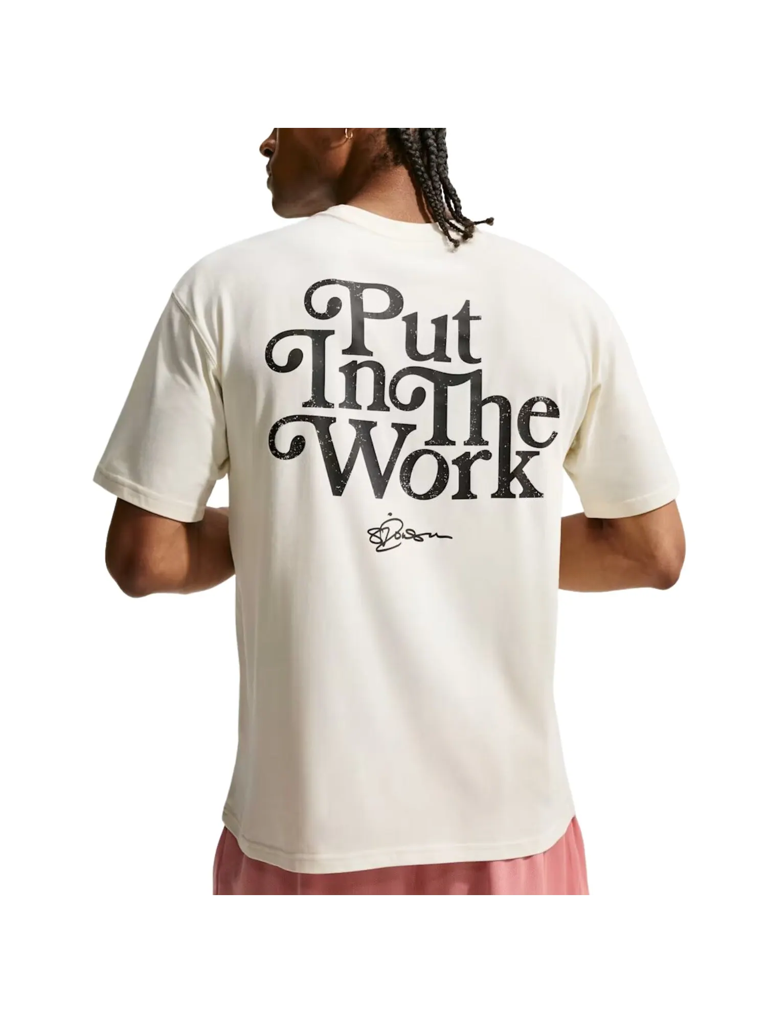 Футболка Nike Sabrina Put In Work Dri-FIT 'White' — изображение 3 из 3, белый