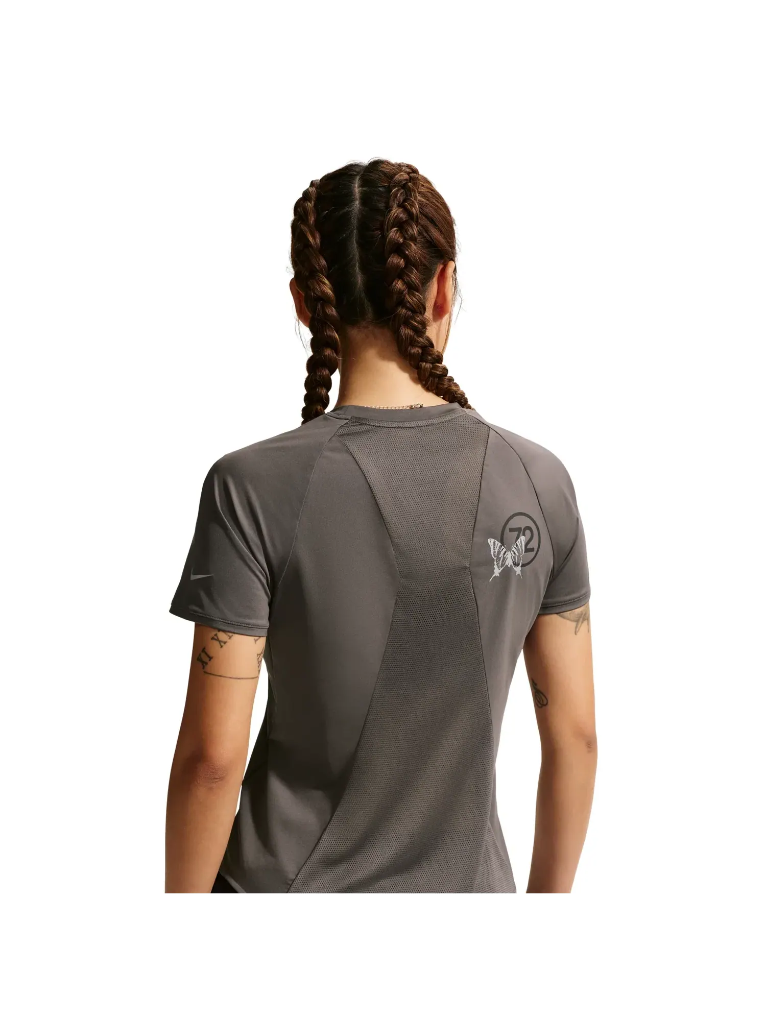 Футболка Nike Swift Dri-FIT 'Medium Ash' IO4243-254 — изображение 2 из 2, серый