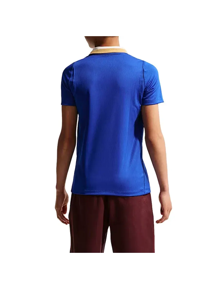 Детская футболка Nike Финляндия 2026 Stadium Away Dri-FIT Soccer Replica Jersey Hyper Blue White — изображение 2 из 2, синий