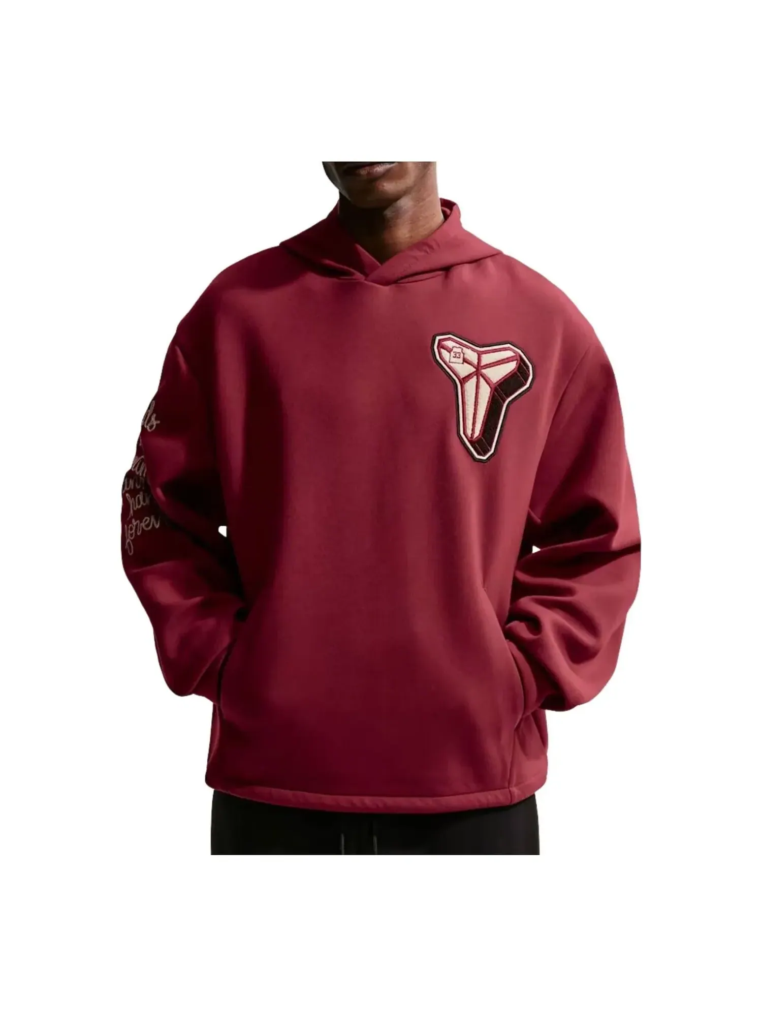 Худи Nike Kobe Dri-FIT Fleece 'Team Red Coconut Milk' — изображение 1 из 2, бордовый